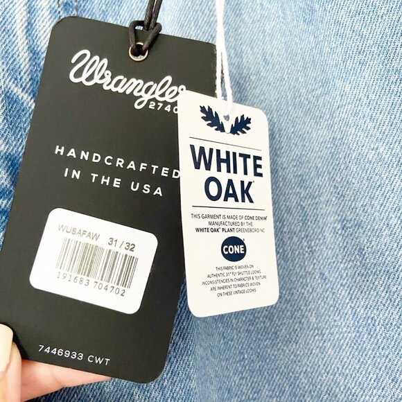 NEW Wrangler Limited Ed White Oak High Flare Jean - Picture 10 of 11